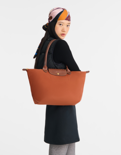 Longchamp Le Pliage Original L Tote Bag – Brick vip time amman jordan